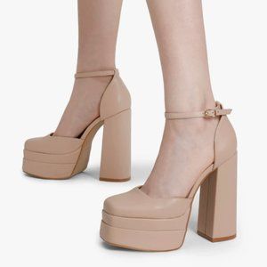 Women's high heels Apricot US 5